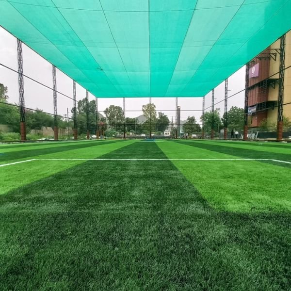 Football Turf Net Installation